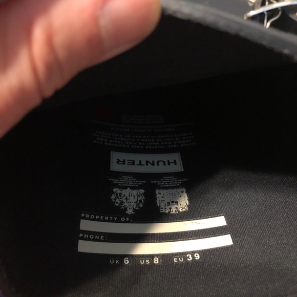 Women’s Hunter Rainboots Size 8 - Picture 6 of 6